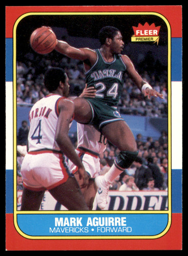 Mark Aguirre RC  1986-87 Fleer Rookie Dallas Mavericks #3