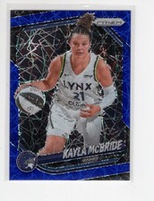 2025 Panini Prizm WNBA Kayla McBride #45 BLUE VELOCITY PRIZM