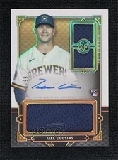 2022 Triple Threads Rookie and Future Phenom Relics 50/99 Jake Cousins Auto 2a9