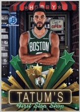 2025/26 Bowman Chrome Jayson Tatum Tatum’s First Stop Shop Boston Celtics #HS-10