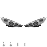 Scheinwerfer Set Rechts & Links H1/H7 FüR Peugeot 206+ T3E Inkl. Osram Lampen