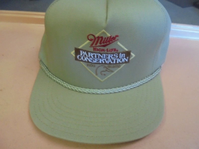 Vintage Miller High Life Ducks Unlimited Beer Trucker Adjustable Strap Hat Cap