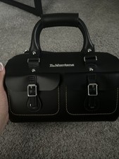 Dr Marten Top Handle Bag Black Leather Adjust...