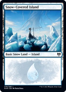 Snow-Covered Island (278) - Foil - Kaldheim