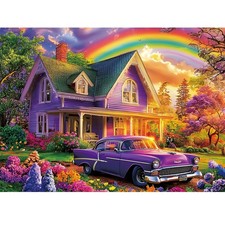 500 Piece Puzzle for Adults - City at Dusk 500 pieces, 20.5 x 15 inches