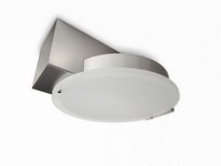 Deckenleuchte Energiesparleuchte 11W 2700K 2-Flg. Metall Glas Ø27,5 Cm