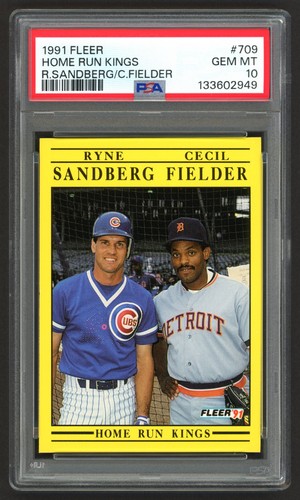 1991 Ryne Sandberg, Cecil Fielder #709