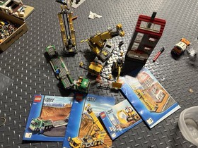 Lego CITY 7633 Construction Site (99% Complete) (With Instructions + Minifigs)