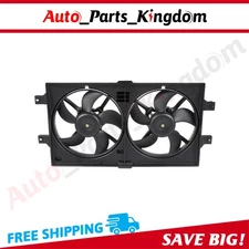 Radiator Condenser Cooling Fan Assembly For 1998-04 Chrysler Concorde Dodge 3.5L