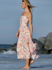 Altar’d State  Solenne Floral Maxi Dress, All Size