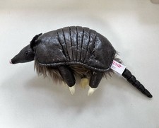 Gund  Arnie  Armadillo Realistic Plush Stuffed Animal Dark Grey 17  Head-Tail