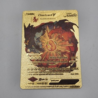 Pokemon Charizard V Evolution 508HP Wild Flames Gold Foil Card SMP 26-43 V2