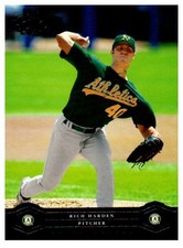 2004 Donruss Playoff Rich Harden #146 Oakland Athletics Baseball Card Rookie NM. rookie card picture