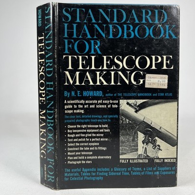 Standard Handbook for Telescope Making Hardcover Neale E. Howard Hardcover