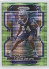 2021 Panini Prizm Rookie Neon Green Pulsar Prizm Kelvin Joseph #385 2l4