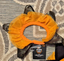 Hyde and Eek Pet Cat Halloween Costume Neck Ruff Collars orange black