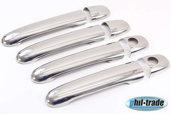 TüRgriff Blenden Edelstahl Passend FüR Ford Galaxy|1995-2006|2 SchlüSsellöCher-image