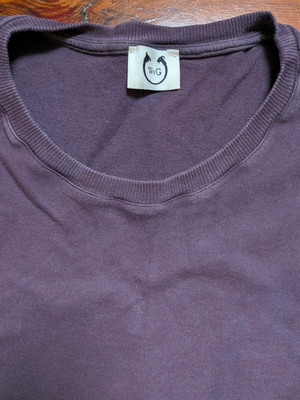 Wolf Vs Goat Men's Purple Cotton Short Sleeve Crew Neck T-Shirt Size M