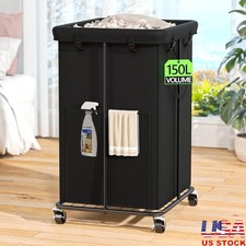 Durable Rolling Laundry Basket W/ 360° Wheel...
