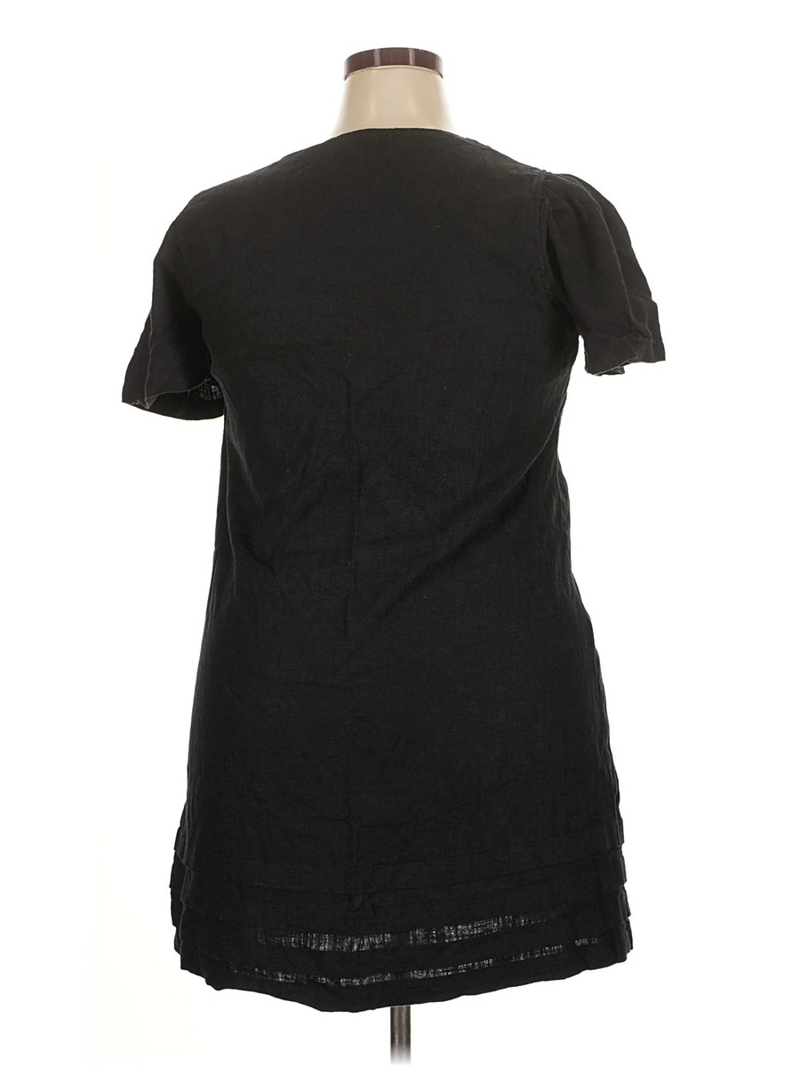 Saks Fifth Avenue Women Black Short Sleeve T-Shirt XL View 2