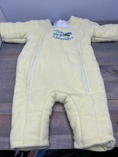 Baby Merlin's Magic Sleep Suit Yellow Size Large, 6-9 Months 18-21 Lbs