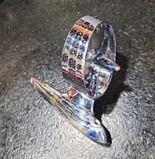 Vintage Chrome Ford Adjust-o-ring Mirror 1957-1960 Fairlane Galaxie Thunderbird Vintage Chrome Ford Adjust-o-ring Mirror 1957-1960 Fairlane Galaxie Thunderbird