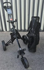 CaddyTek CaddyLite 11.5 V3 Golf Cart + Knight Bag Set ⛳️ Great Condition