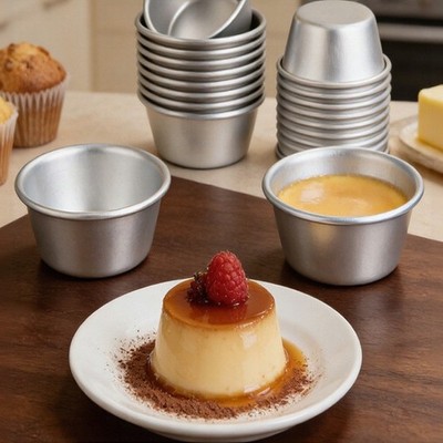 6 Stück Pudding für Formen für Schokoladenkuchen Cupcakes Backen Ve