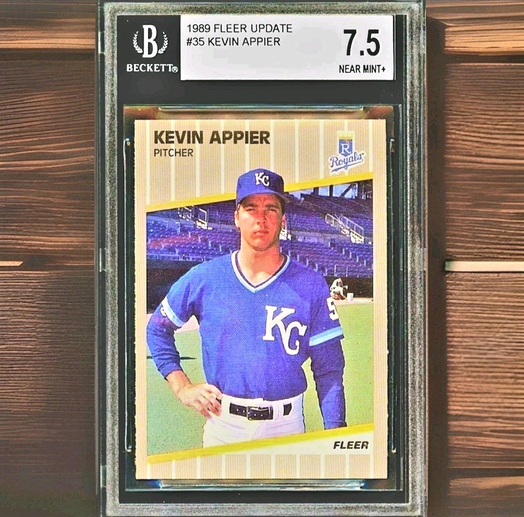 1989 Fleer Update - Kevin Appier (RC) #U-35 BGS 7.5