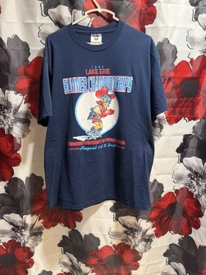 Vintage 1997 Lake Erie Summer Championships Swim Meet T-Shirt Jerzees L USA
