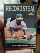 1991 Leaf - Gold Leaf Rookies Bonus Rickey Henderson #BC26