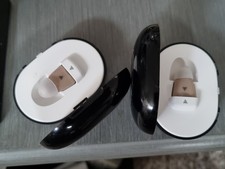 Pair of Micro Infini-ear Hearing Aids In Rechargeable Cases with Charger Cable