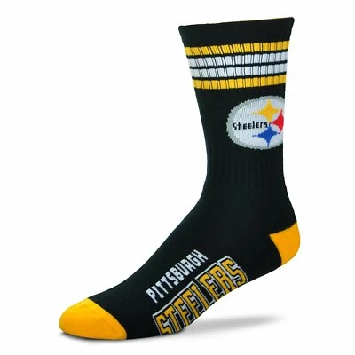 NFL Pittsburgh Steelers Socken 4-Stripe Deuce Socks For Bare Feet Socks