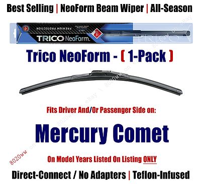 Super Premium NeoForm Wiper Blade (Qty 1) fits 1971-1977 Mercury Comet - 16160