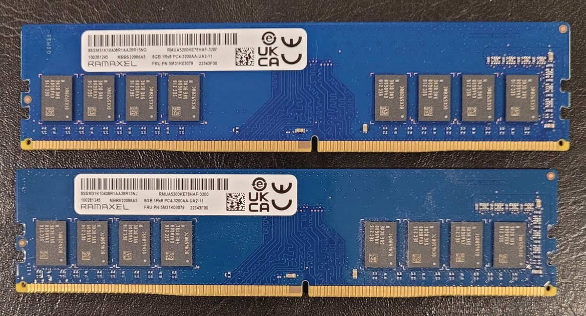 Levono Ramaxel 8GB 1Rx8 PC4-3200AA-UA2-11 | eBay