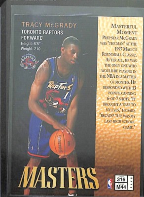 1997-98 Topps Finest Gold #316 Theme M44 Tracy McGrady | eBay