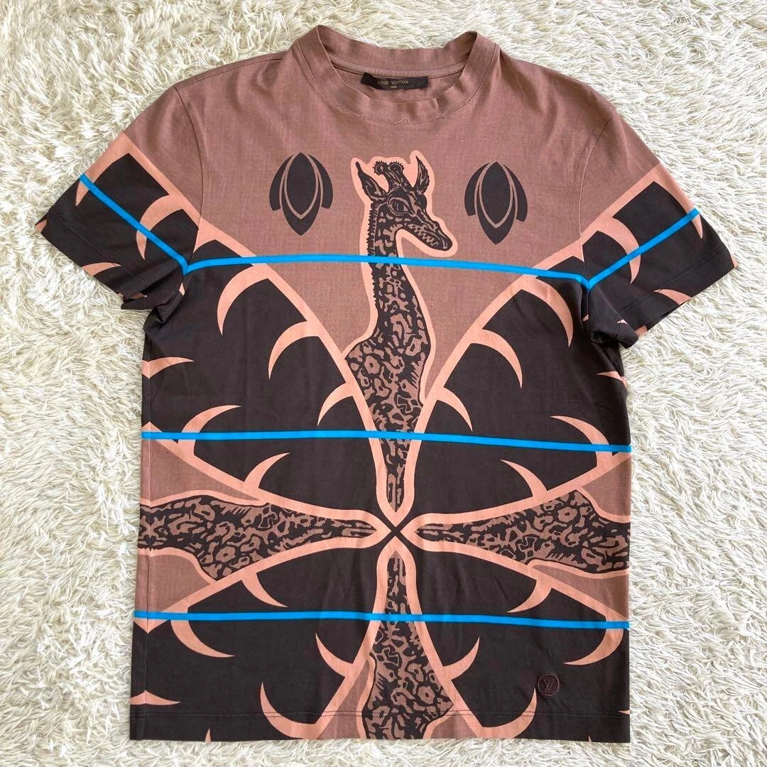 filter Foreman rod Louis Vuitton Chapman Savanna Giraffe T-Shirt Tops Men Size XXS Brown From  Japan | eBay