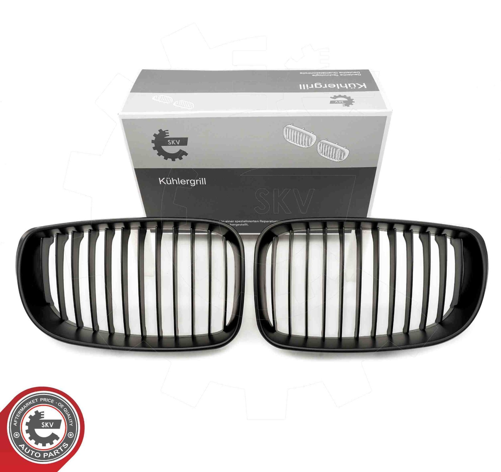 Grille de calandre BMW E87 E81 E82 E88 LIFT en plastique ABS noir mat résistant