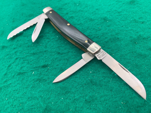 CAMILLUIS KNIFE VINTAGE BEAUTIFUL & VERY RARE 4 BLADE CONGRESS NEW CONDITION!!! - Picture 4 of 14