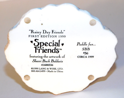 『値下げしました』スペシャルフレンドRainy day Friends Special Friends Rainy Day Friends Figurine First Edition 1999 | eBay