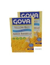 2 Pack Goya Yellow Rice Low Sodium Bajo En Sodio Arroz Amarillo 7 Ounces