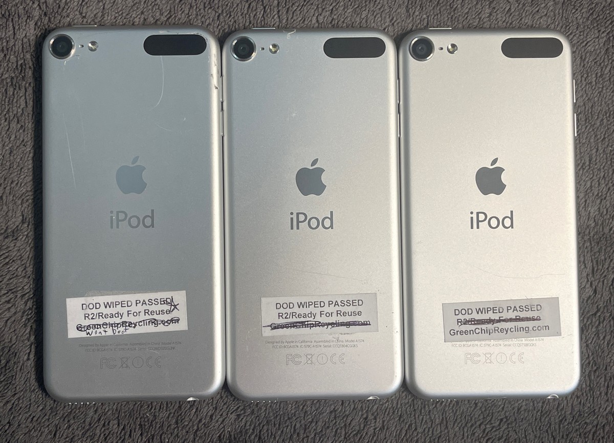 Lot of 8 Apple iPod Touch (3)6 A1574 16GB Silver MKH42LL/A +2 iPod