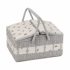 Hobby Gift Sewing Box: Wicker Basket: Bee