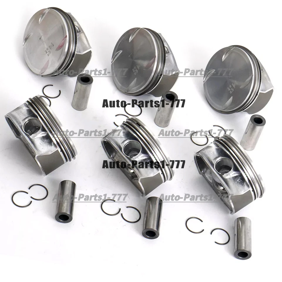 Juego de anillos de pistón de gran tamaño para Mercedes-Benz C350 E350 S350 3,5 L M272 MAHLE OEM Foto 2 de 4