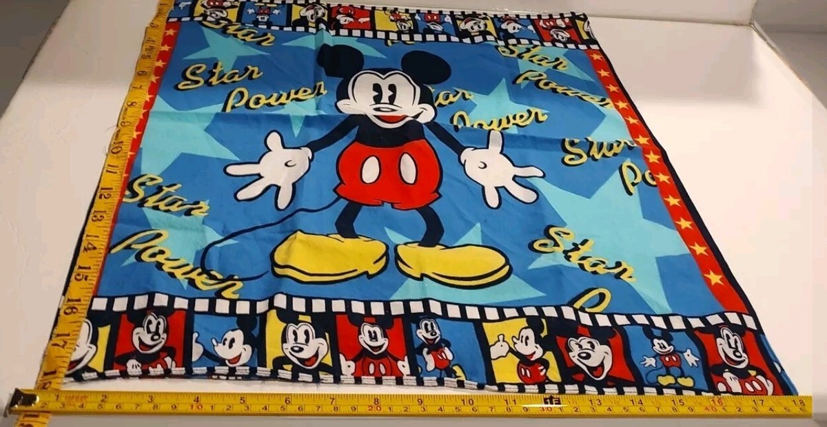 Vintage Disney Mickey Mouse Star Power Bandana 18