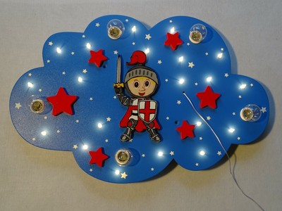 LED Kinderzimmer Deckenleuchte ''Rick Ritter'' handgefertigt und individuell