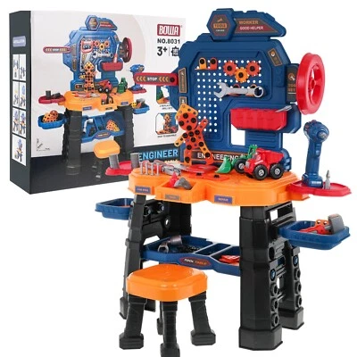 MARKENLOS mechanische Werkstatt Werkzeugset Handwerker Werkzeugtisch kinder spielzeug