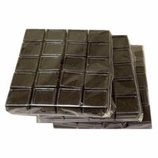 Gem Display Box Storage 3x3cm. Black Top Glass Gemstone Gem Display Box