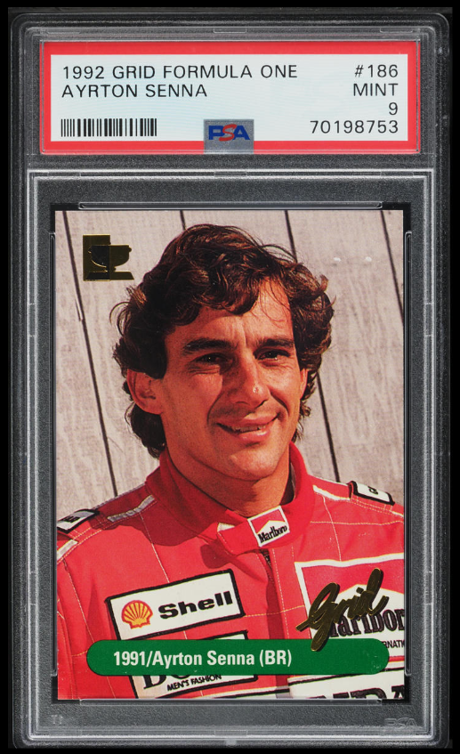 ayrton-senna-1992-grid-formula-one-186-psa-9-mint-3x-f1-champion-ebay