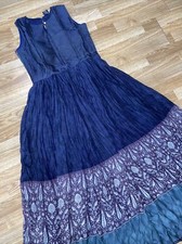 India Pakistani Anarkali Meera Brand Long Gown Floor Length Long Dress 38 Medium
